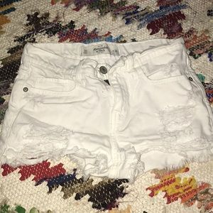 High-waisted shorts
